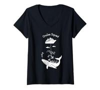 Mujer Cruise Squad 2026 Family Group Matching Summer Vacation Kids Camiseta Cuello V