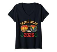 Mujer Cruise Squad Viaje de Vacaciones a Tailandia 2026 Camiseta Cuello V