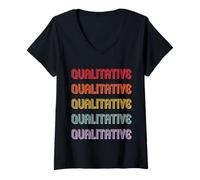Mujer Cualitativo Camiseta Cuello V