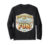 Mujer Cuando Dios me Hizo sonrió y Dijo Que Esto será Divertido Manga Larga