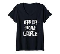 Mujer Cuéntame Tus sueños Camiseta Cuello V