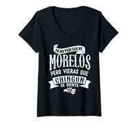 Mujer Cuernavaca Morelos La Ciudad de la Eterna Primavera México Camiseta Cuello V