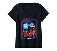 Mujer Cult Movie Club Poltergeist Retro Vintage Funny Adult Humor Camiseta Cuello V
