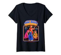 Mujer Cult Music Sing-Along Occult Horror Retro Funny Adult Humor Camiseta Cuello V