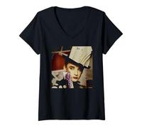Mujer Culture Club Boy George Book Boy Hat de Simon Fowler Camiseta Cuello V