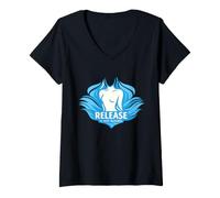 Mujer Curación somática Terapia somática Trauma Recuperación Viaje Camiseta Cuello V