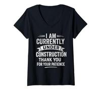 Mujer Currently Under Construction Get Well Soon Camiseta Cuello V