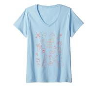 Mujer Cute Doodles, I'm Literally Just a Girl tee | 90s Baby Camiseta Cuello V