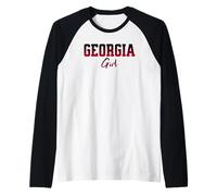 Mujer Cute Georgia Girl. For Women and Girls Who Love Georgia Camiseta Manga Raglan