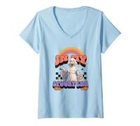 Mujer Cute Grandma Halloween In My Spooky Era Ghosts Family Camiseta Cuello V
