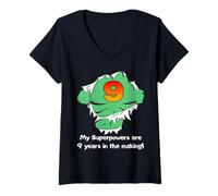 Mujer Cute Kids Superhero Birthday Gift For 9 Year Old Boys Outfit Camiseta Cuello V
