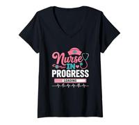Mujer Cute Nurses Gift Nurse In Progress Nursing School For Women Camiseta Cuello V