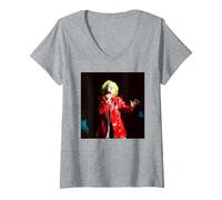 Mujer Cyndi Lauper Doce Cyns Mortales Newcastle Live 1995 Camiseta Cuello V