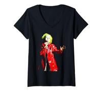 Mujer Cyndi Lauper Twelve Deadly Cyns en Vivo en Newcastle 1995 Camiseta Cuello V