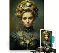 Mujer Da Vinci Muse Rompecabezas de 1000 Piezas para Adolescentes Juego de Entrenamiento cognitivo Sin Espacio Entre Piezas Ajuste Compacto Diversión para el Tiempo de Juego en Familia