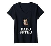 Mujer Dado Sutho Funny Sindhi Sayings Meme Culture Sindhi Humor Camiseta Cuello V