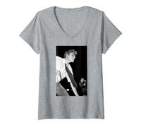 Mujer Damon Albarn Blur La Vida Moderna es una era Basura Andy Willsher Camiseta Cuello V