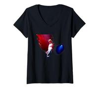 Mujer Damon Albarn Blur Live Country House El Gran Escape Camiseta Cuello V