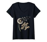 Mujer Dandelion Déjalo IR Camiseta Cuello V