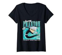 Mujer Danny Phantom Going Ghost 90's Throwback Retro Cartoon Camiseta Cuello V