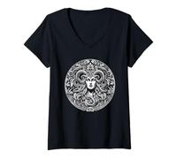 Mujer Danu Celtic Goddess Mythology Inspired Pagan Camiseta Cuello V