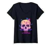 Mujer Dark Romance Romance Oscuro Fatal Attraction Camiseta Cuello V