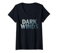 Mujer Dark Winds Logo Camiseta Cuello V