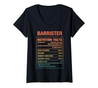 Mujer Datos del abogado Camiseta Cuello V