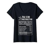 Mujer Datos del Instructor de Tai Chi Camiseta Cuello V