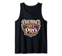 Mujer Daubing Like A Pro Funny Bingo Night Event Lover Lady Camiseta sin Mangas