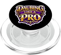 Mujer Daubing Like A Pro Funny Bingo Night Event Lover Lady PopSockets PopGrip para MagSafe