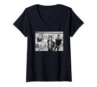 Mujer Dave Gahan Depeche Mode Alguna Gran recompensa Muro de Berlín 1984 Camiseta Cuello V