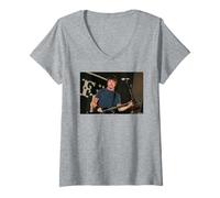 Mujer Dave Grohl Foo Fighters en su era de Honor por Andy Willsher Camiseta Cuello V