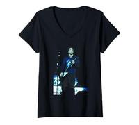 Mujer Dave Grohl Foo Fighters Live Big Me por Andy Willsher Camiseta Cuello V