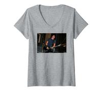 Mujer Dave Grohl Foo Luchadores En Tu Honor Nirvana Andy Willsher Camiseta Cuello V
