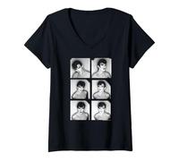 Mujer David Bowie Film Roll Scary Monsters Chris Duffy Fotografía Camiseta Cuello V