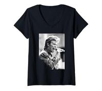 Mujer David Bowie Glass Spider Tour Nunca me decepcionó era Camiseta Cuello V