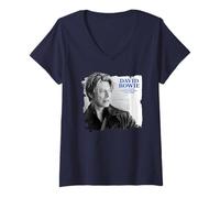 Mujer David Bowie No Puedo Regalar Todo 2002-2016 Camiseta Cuello V