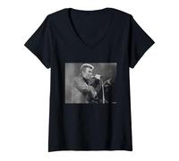 Mujer David Bowie Sound & Vision Tour en Vivo por David Corio Camiseta Cuello V