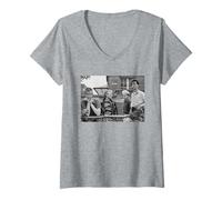 Mujer David Gahan De Depeche Mode Live 1981 por Virginia Turbett Camiseta Cuello V