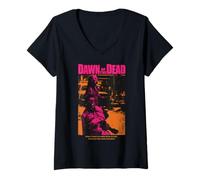 Mujer Dawn of The Dead Walk The Earth Camiseta Cuello V
