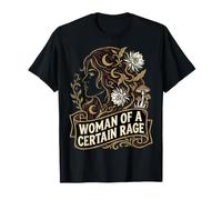 Mujer de cierta Rabia Cottagecore Art Mujeres Derecho Camiseta