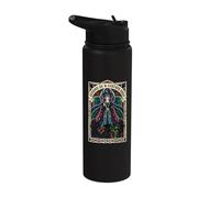 Mujer de cierta rabia Feminismo Arte manchado Mujeres Derecho Stainless Steel Insulated Water Bottle