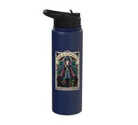 Mujer de cierta rabia Feminismo Arte manchado Mujeres Derecho Stainless Steel Insulated Water Bottle