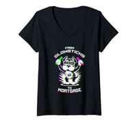 Mujer De Glowsticks a Hipoteca Camiseta Cuello V