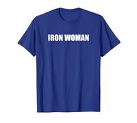 Mujer de Hierro Camiseta, Hombre, Azul Real, XXL