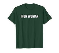 Mujer de Hierro Camiseta, Hombre, Verde Bosque, M