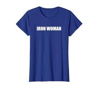 Mujer de Hierro Camiseta, Mujer, Azul Real, M