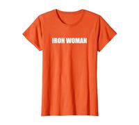 Mujer de Hierro Camiseta, Mujer, Naranja, M