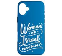 Mujer de Israel Prov 31:26 Judío Cultural Orgullo Cita Judío Carcasa para iPhone 16 Plus